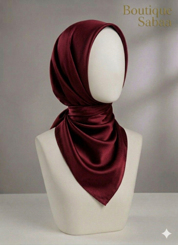 foulard satin 90cm*90cm