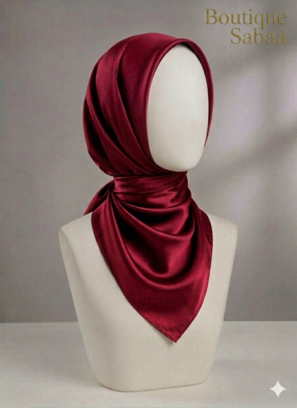 foulard satin 90cm*90cm
