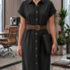 Robe chemise longue