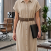 Robe chemise longue